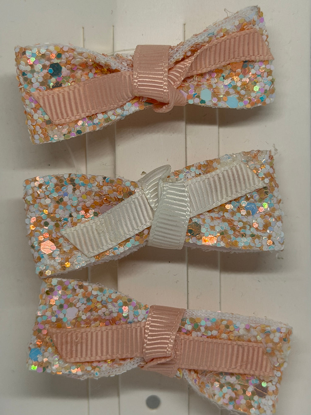 Fermagli bimba rosa cipria