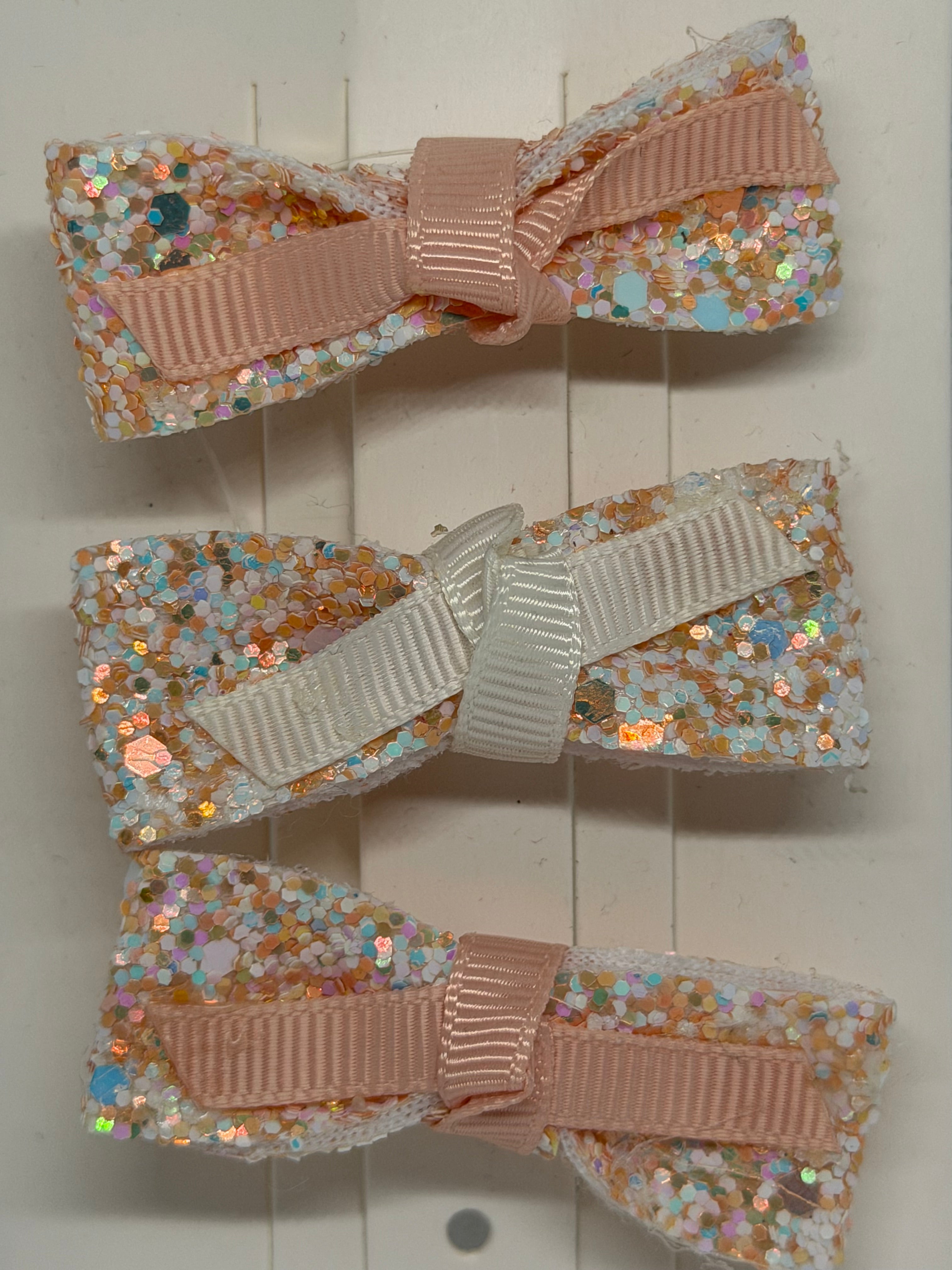 Fermagli bimba rosa cipria