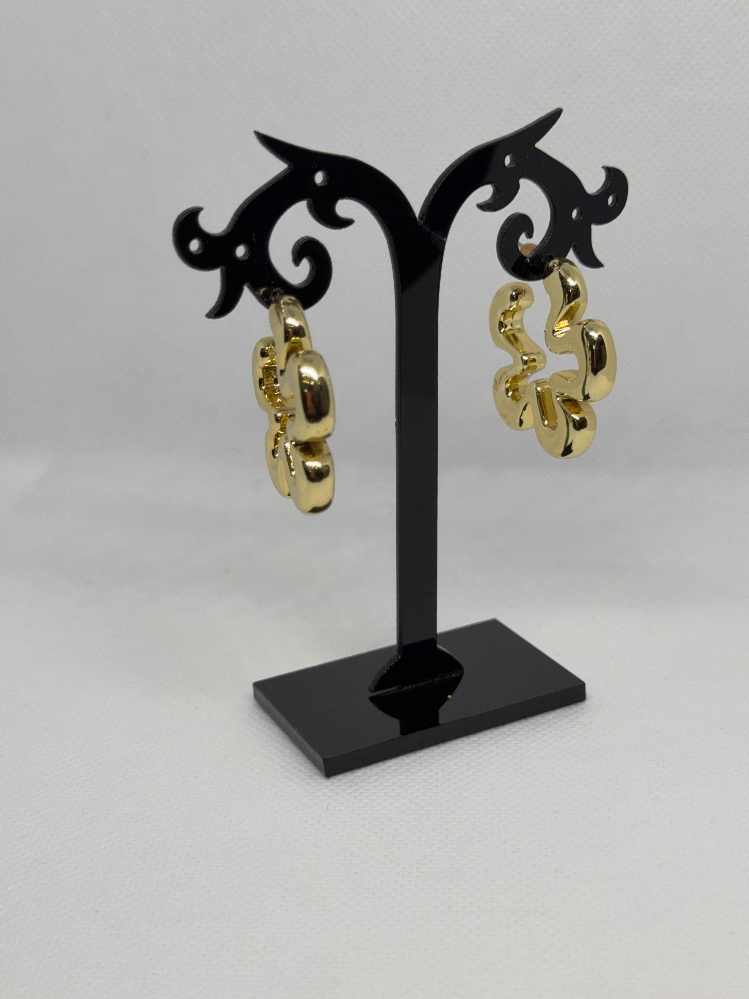 Orecchini fiore gold