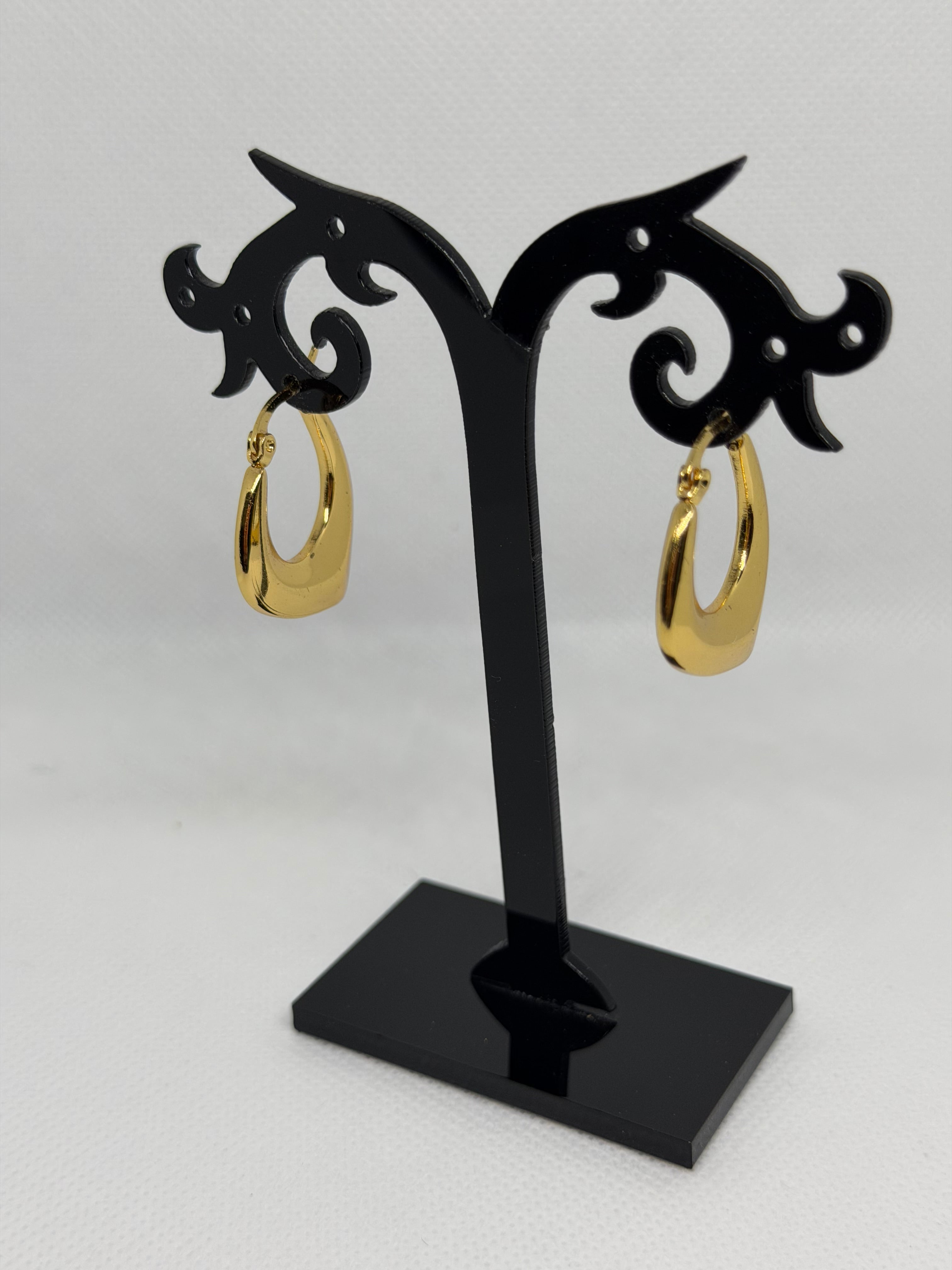 Orecchini gancio gold