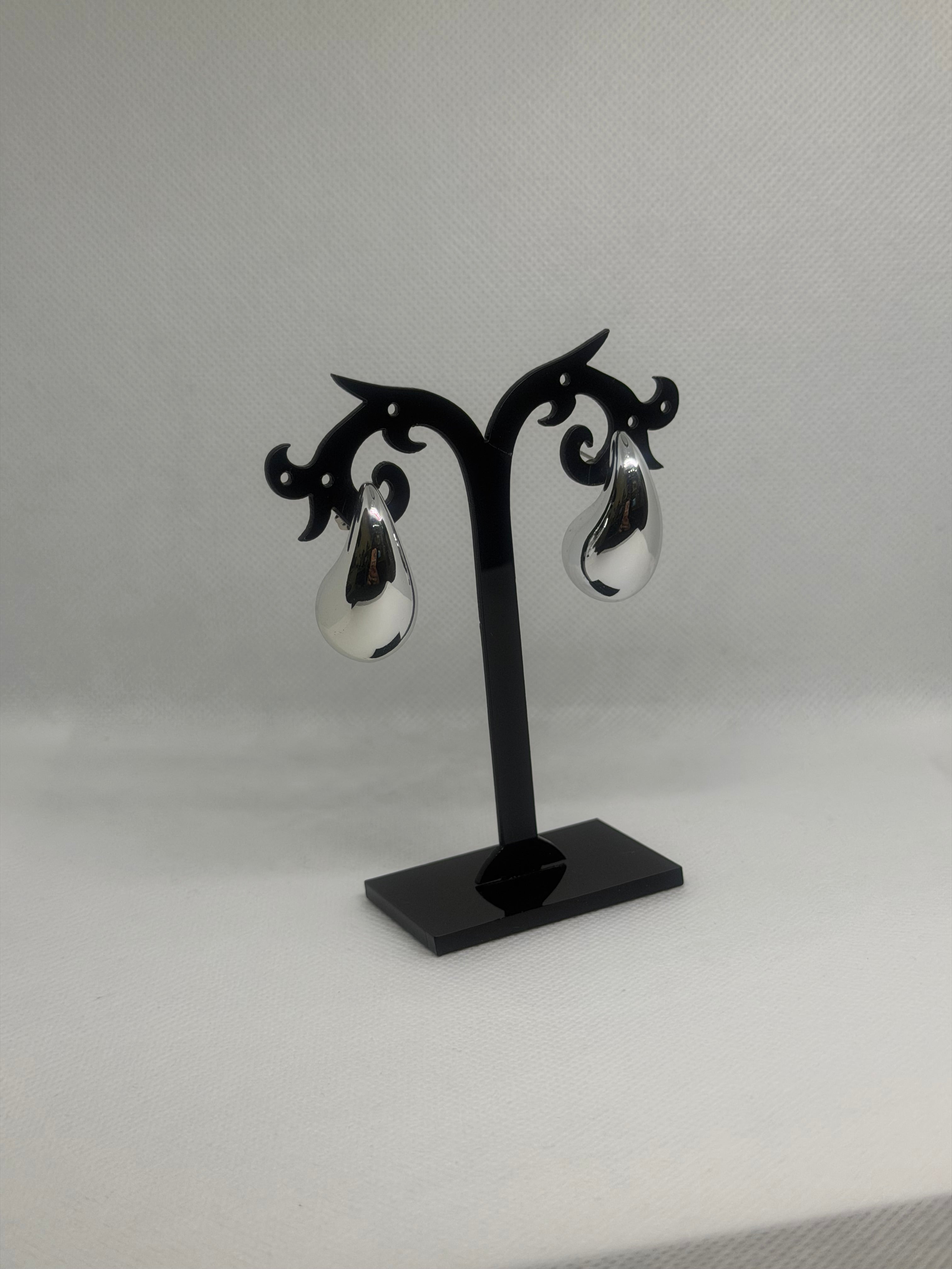 Orecchini giaccia silver grande