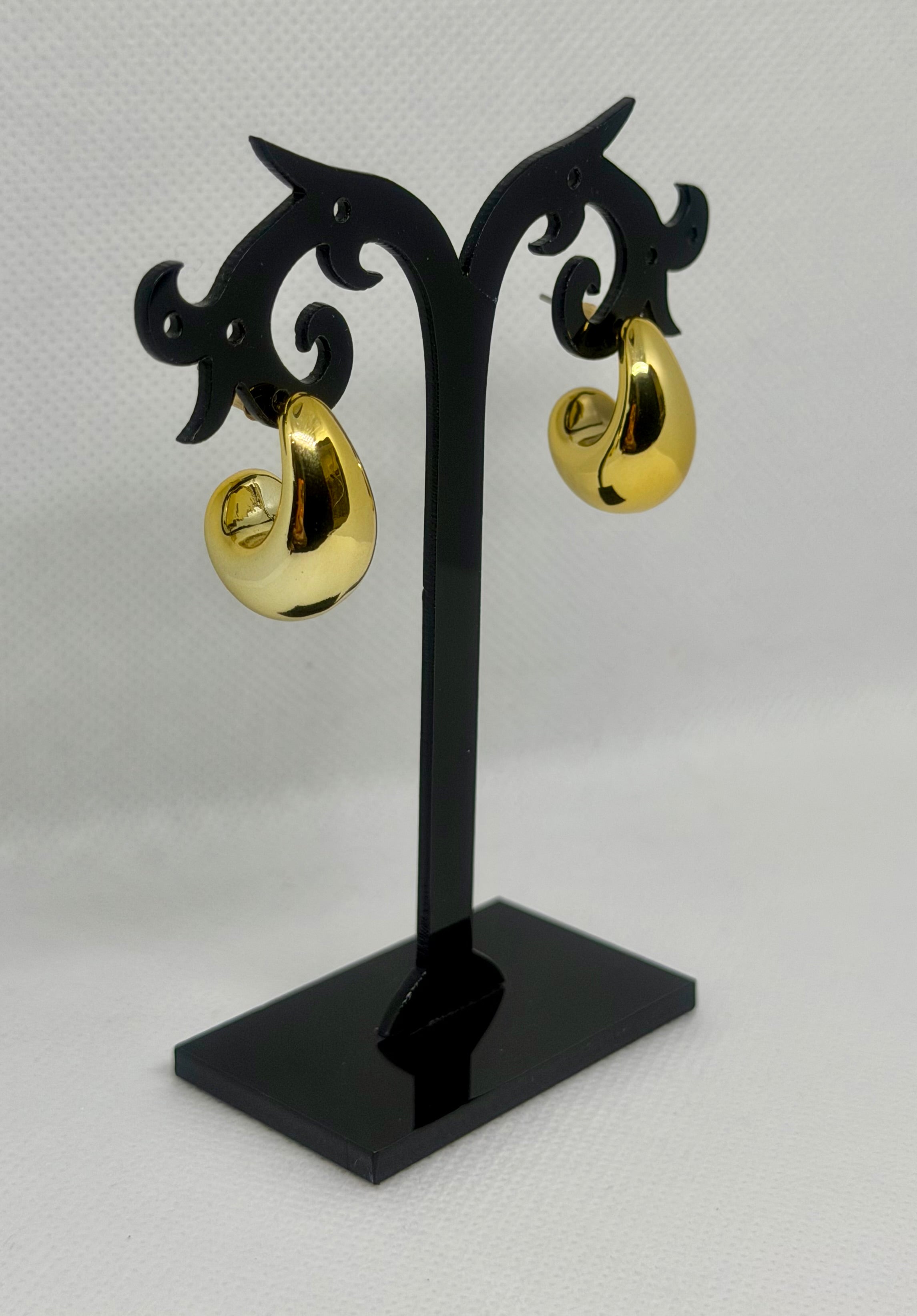 Orecchini goccia curva