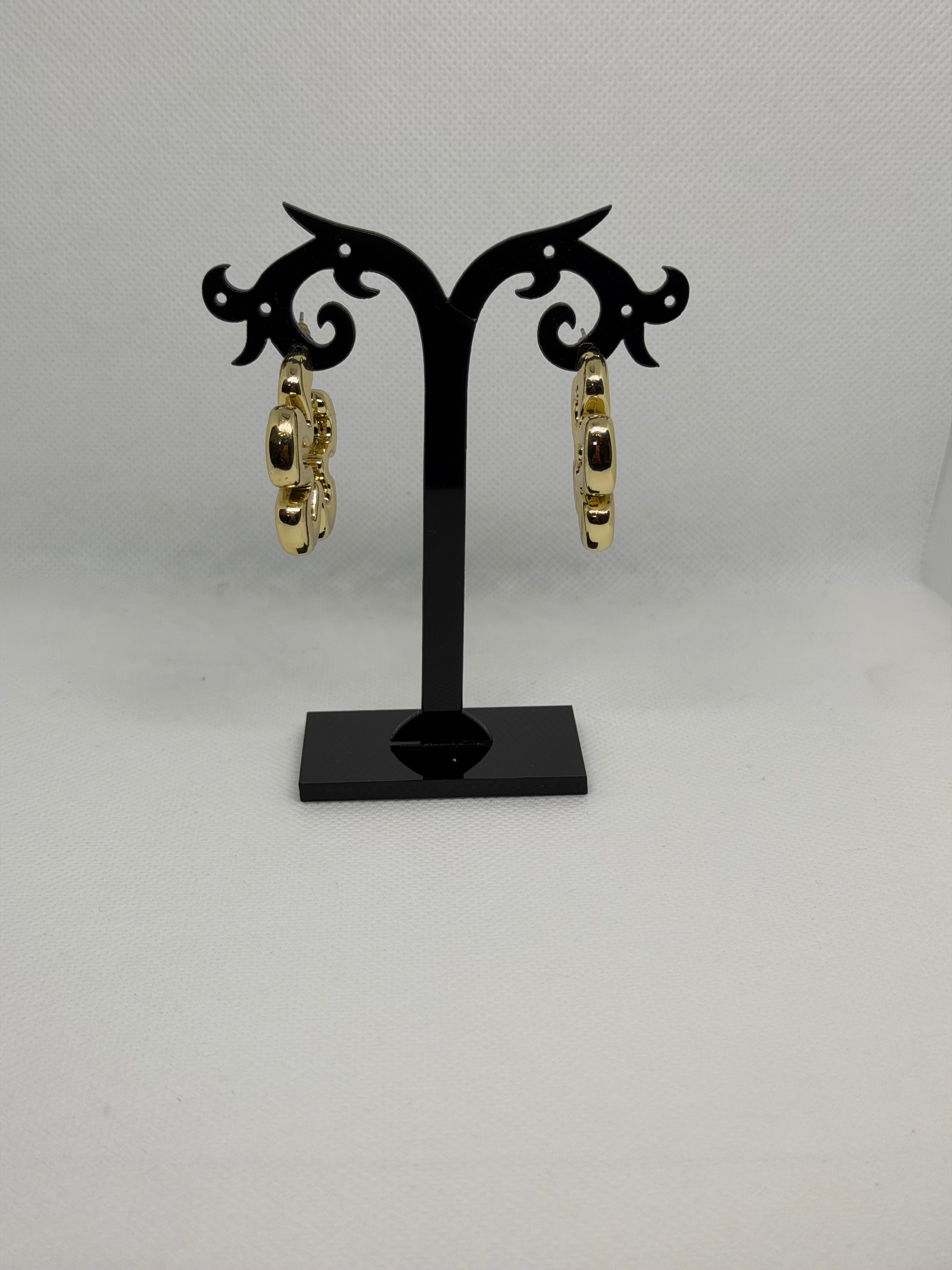 Orecchini fiore gold