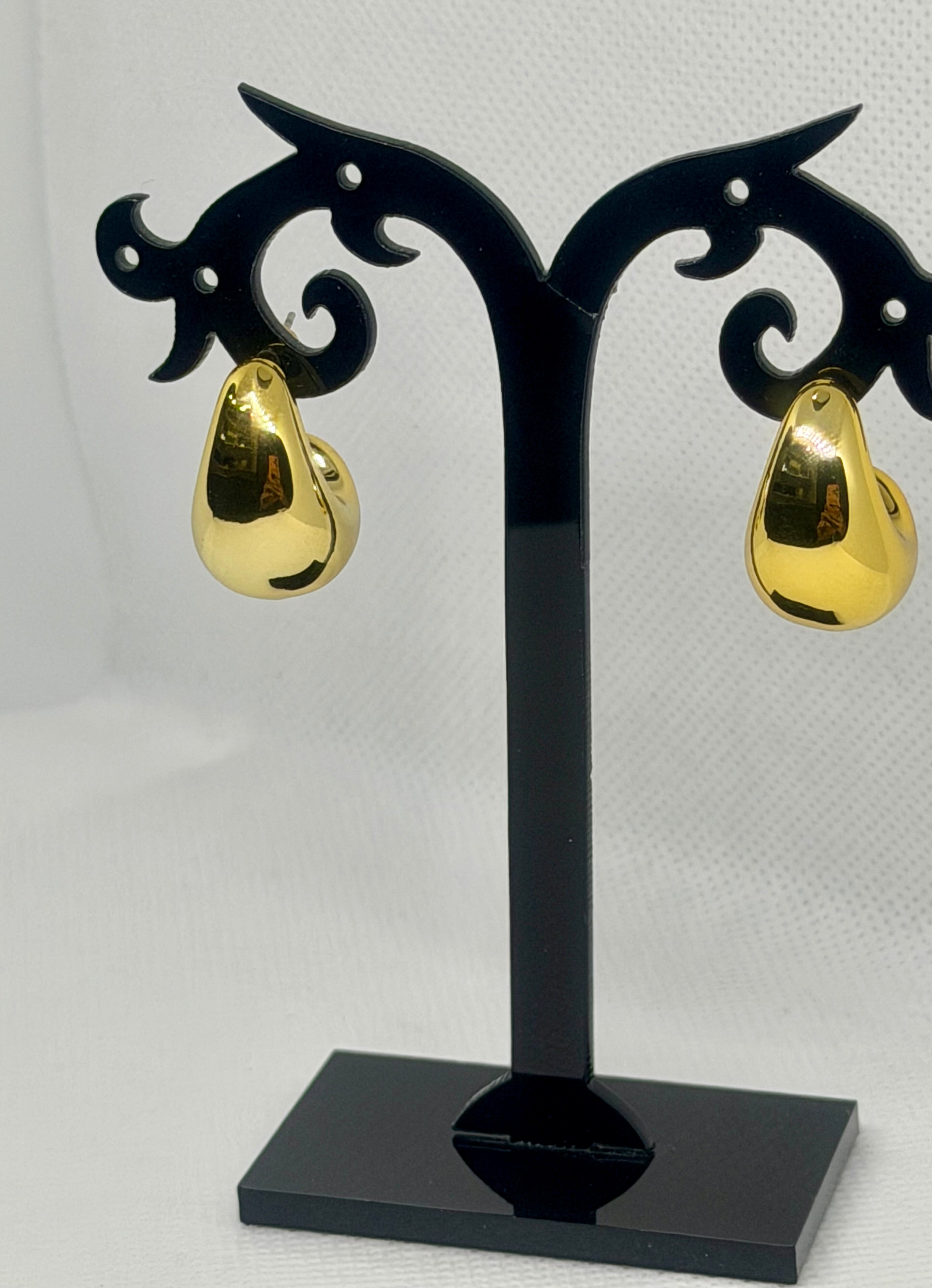 Orecchini goccia curva