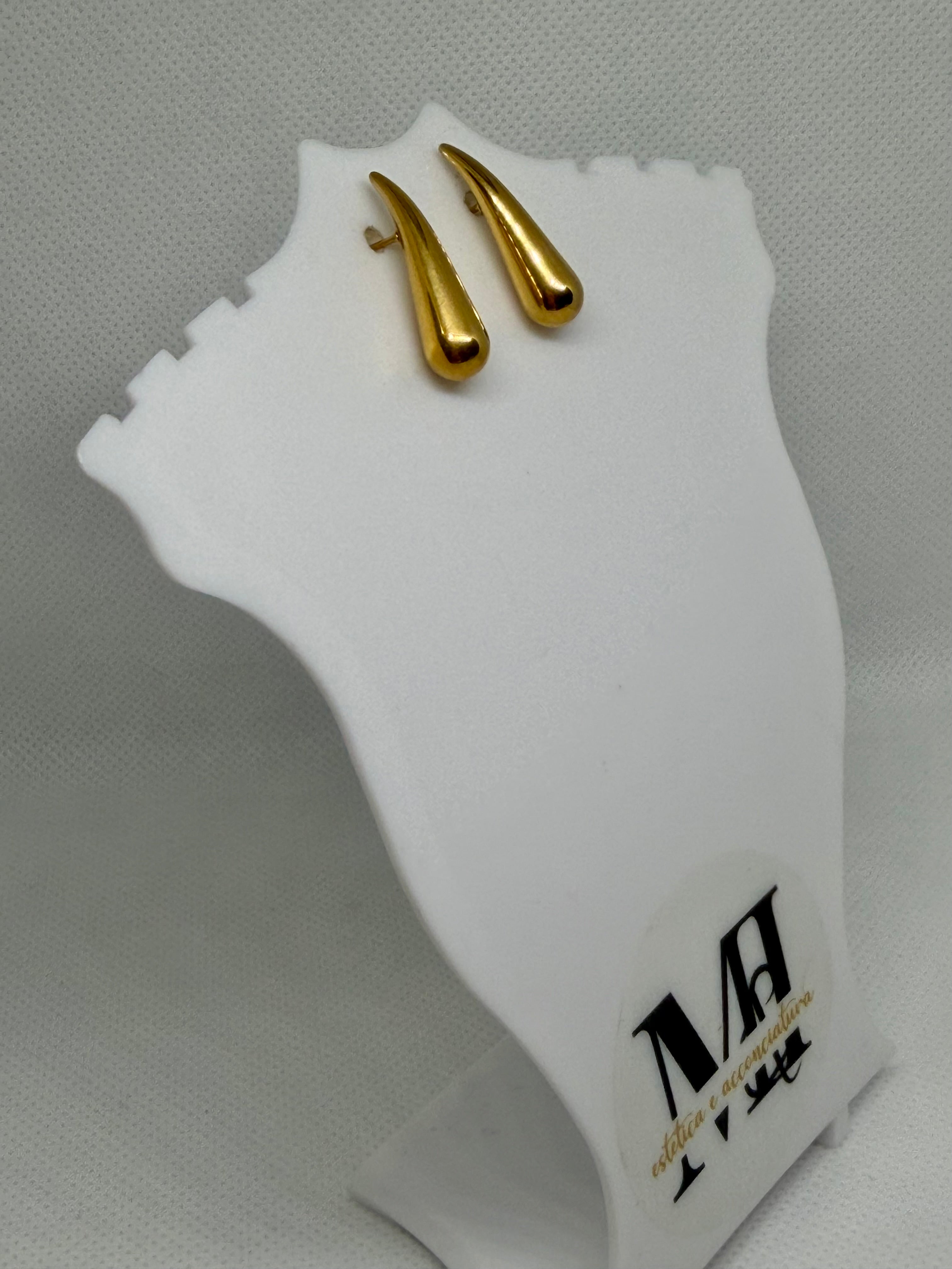 Orecchini goccia allungata