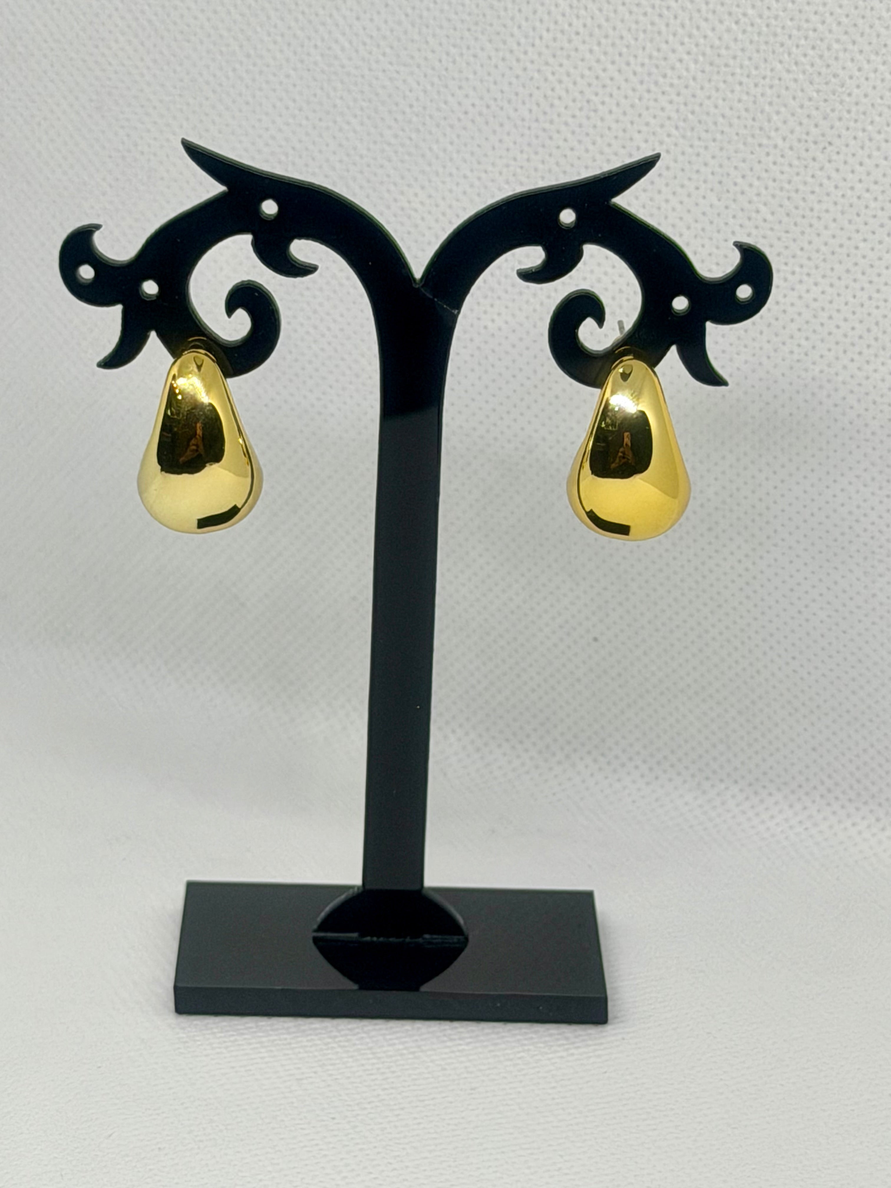 Orecchini goccia curva