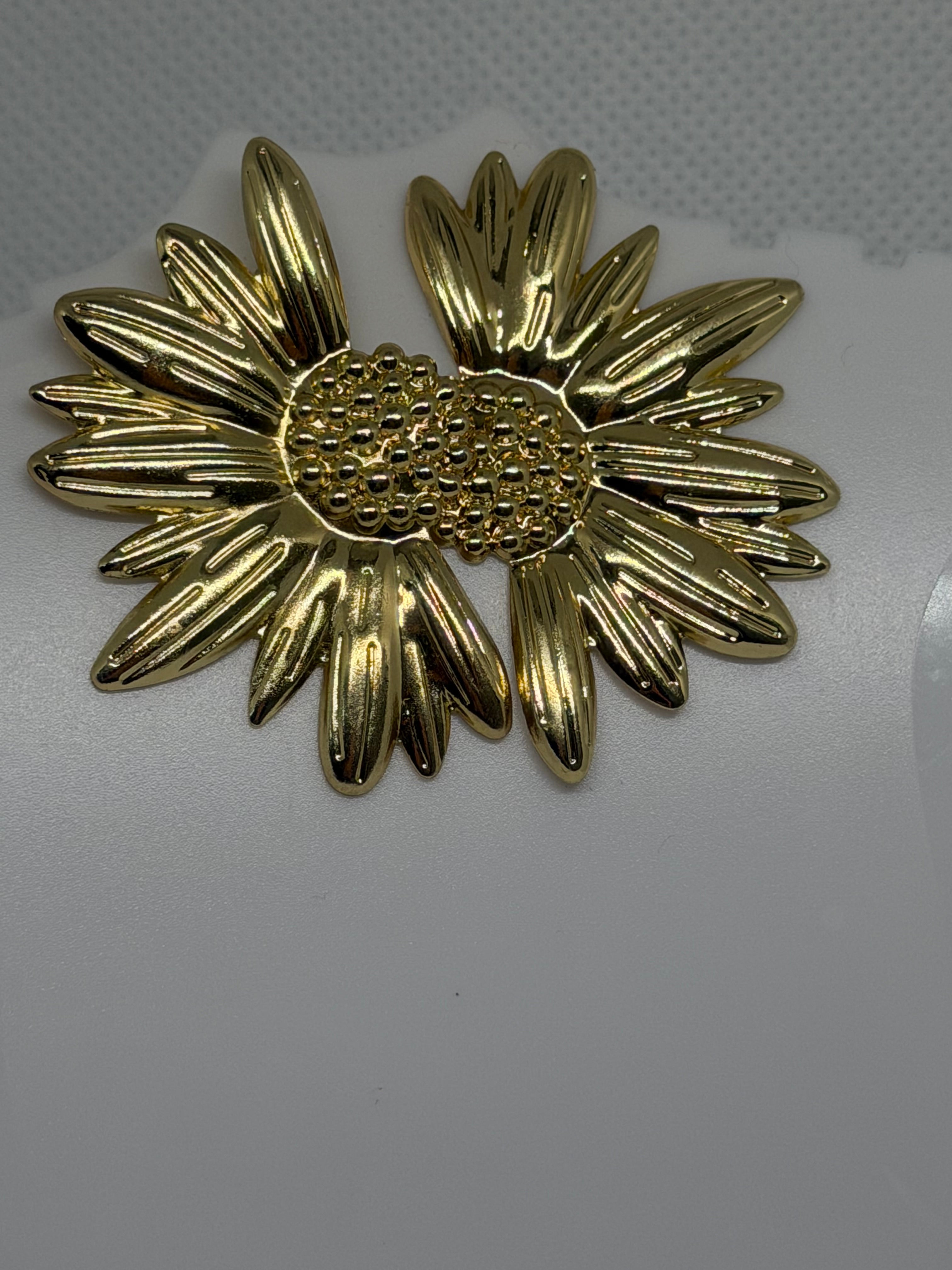 Orecchini fiore gold