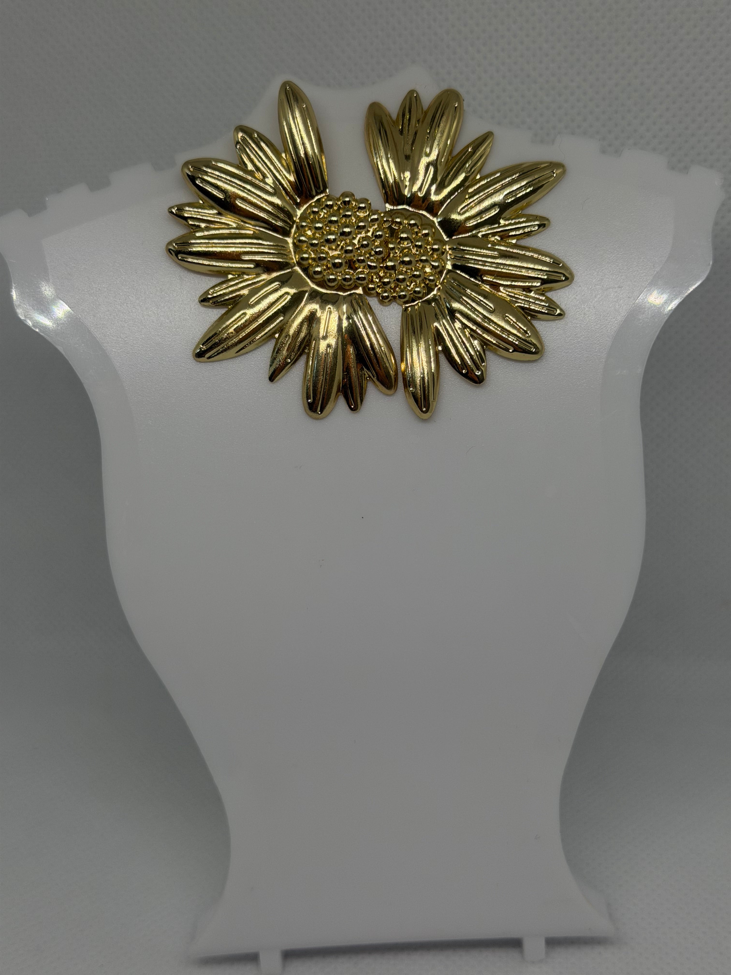Orecchini fiore gold